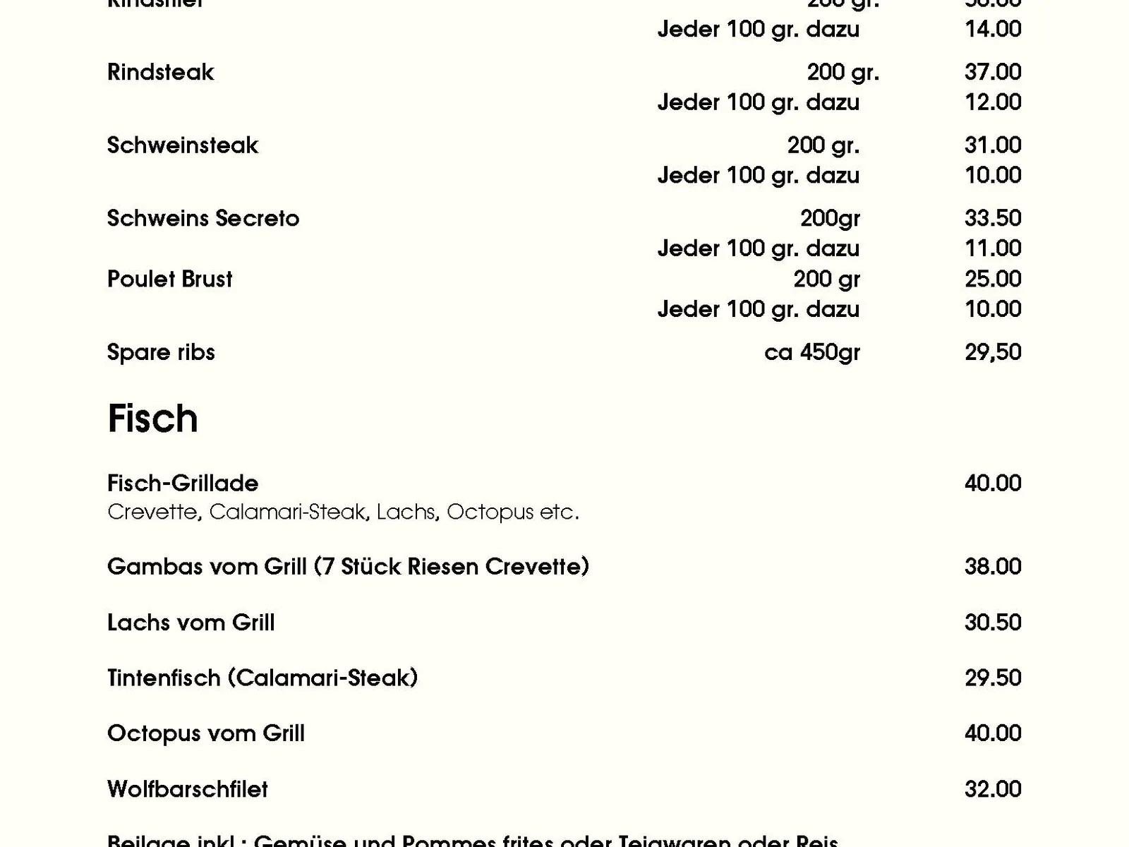 Foto zur Kategorie Fleisch und Fisch
