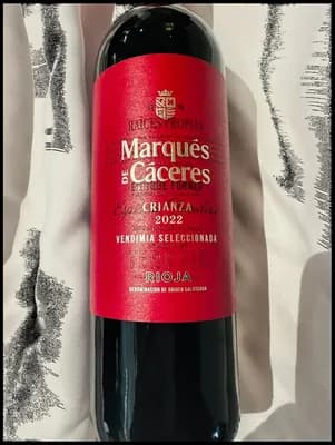 Flasche Marqués de Cáceres Crianza aus der Weinkarte