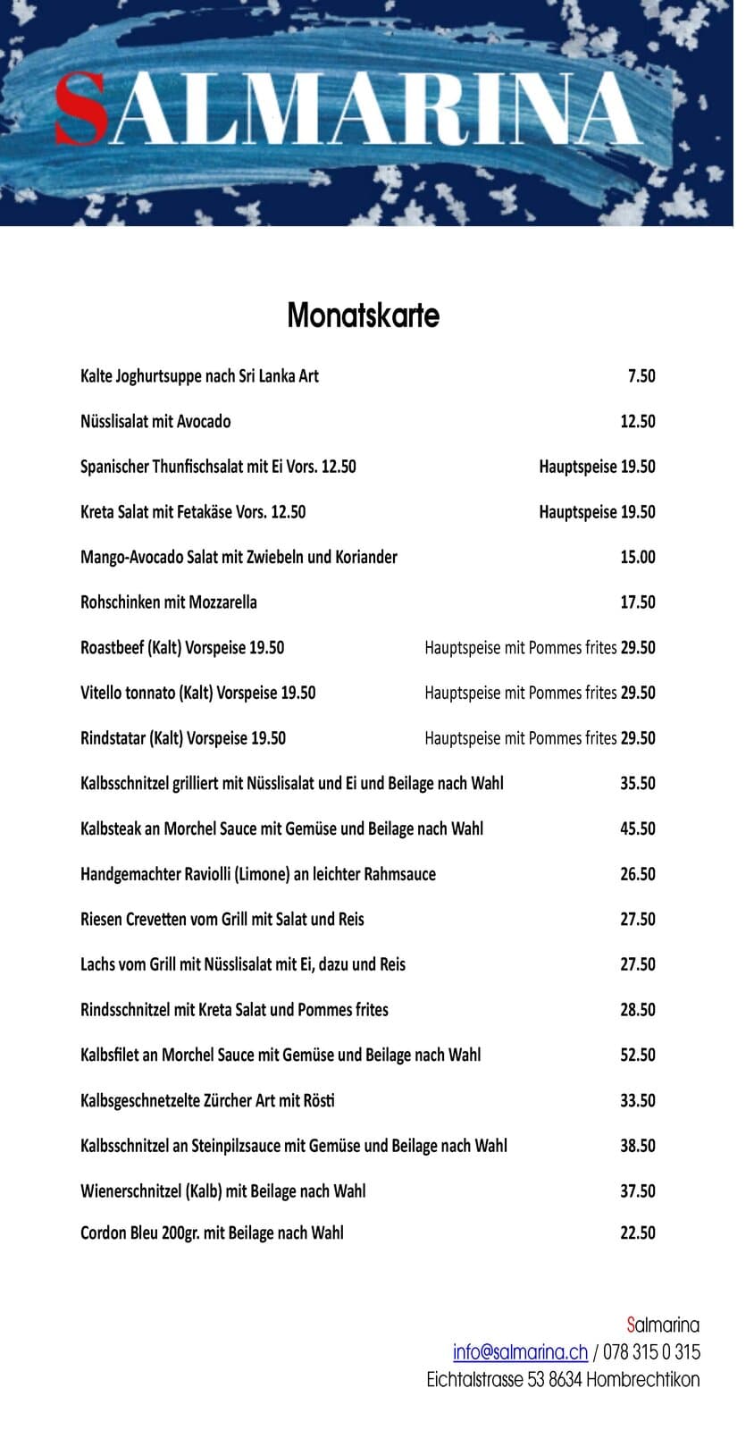Monatskarte
